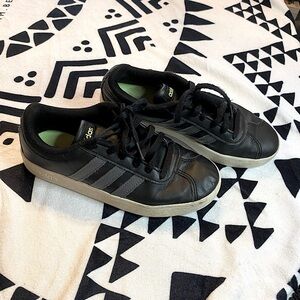 Adidas black sneakers size 2
